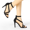 image:imageAllegra K Womens Stiletto Heel Ankle Strap SandalsBlack