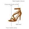 image:imageAllegra K Womens Stiletto Heel Ankle Strap SandalsBrown