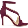 image:imageAllegra K Womens Stiletto Heel Ankle Strap SandalsBurgundy