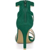 image:imageAllegra K Womens Stiletto Heel Ankle Strap SandalsEmerald Green