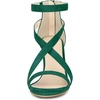 image:imageAllegra K Womens Stiletto Heel Ankle Strap SandalsEmerald Green