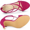 image:imageAllegra K Womens Stiletto Heel Ankle Strap SandalsHot Pink