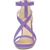 image:imageAllegra K Womens Stiletto Heel Ankle Strap SandalsLight Purple