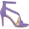 image:imageAllegra K Womens Stiletto Heel Ankle Strap SandalsLight Purple