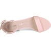 image:imageAllegra K Women Solid Open Toe Buckle Block Heel Ankle Strap SandalsLight Pink