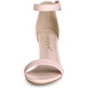 image:imageAllegra K Women Solid Open Toe Buckle Block Heel Ankle Strap SandalsLight Pink