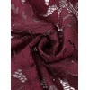 image:imageAllegra K Lace Shrug for Womens Tie Front Ruffle Formal Evening BoleroBurgundy