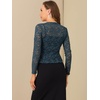 image:imageAllegra K Lace Shrug for Womens Tie Front Ruffle Formal Evening BoleroDark Blue Grey