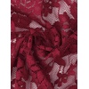 image:imageAllegra K Lace Shrug for Womens Tie Front Ruffle Formal Evening BoleroDark Red