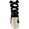image:imageAllegra K Women Faux Suede Lace Up Espadrilles Platform Wedges SandalsBlack