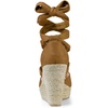 image:imageAllegra K Women Faux Suede Lace Up Espadrilles Platform Wedges SandalsBrown