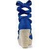 image:imageAllegra K Women Faux Suede Lace Up Espadrilles Platform Wedges SandalsDeep Blue