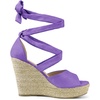 image:imageAllegra K Women Faux Suede Lace Up Espadrilles Platform Wedges SandalsPurple
