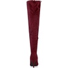 image:imageAllegra K Women Faux Suede Round Toe Chunky Heel Over the Knee High BootsBurgundy