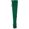 image:imageAllegra K Women Faux Suede Round Toe Chunky Heel Over the Knee High BootsGreen