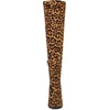 image:imageAllegra K Women Faux Suede Round Toe Chunky Heel Over the Knee High BootsLeopard