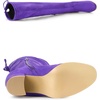 image:imageAllegra K Women Faux Suede Round Toe Chunky Heel Over the Knee High BootsPurple
