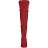 image:imageAllegra K Women Faux Suede Round Toe Chunky Heel Over the Knee High BootsRed
