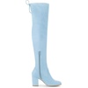 image:imageAllegra K Women Faux Suede Round Toe Chunky Heel Over the Knee High BootsSky Blue