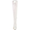 image:imageAllegra K Women Faux Suede Round Toe Chunky Heel Over the Knee High BootsWhite