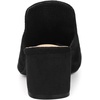 image:imageAllegra K Women Faux Suede Slip on Pointed Toe Chunky Heels Slide MulesBlack