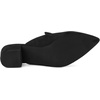 image:imageAllegra K Women Faux Suede Slip on Pointed Toe Chunky Heels Slide MulesBlack