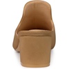 image:imageAllegra K Women Faux Suede Slip on Pointed Toe Chunky Heels Slide MulesBrown