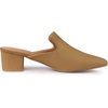 image:imageAllegra K Women Faux Suede Slip on Pointed Toe Chunky Heels Slide MulesBrown
