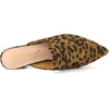 image:imageAllegra K Women Faux Suede Slip on Pointed Toe Chunky Heels Slide MulesLeopard