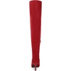 image:imageAllegra K Women Lace Up Stiletto Heel Over Knee High Thigh High BootsRed
