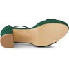 image:imageAllegra K Womens Ankle Strap Platform Chunky Heels Sandals 8 Green