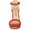 image:imageAllegra K Womens Ankle Strap Platform Chunky Heels Sandals 8 Orange
