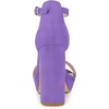 image:imageAllegra K Womens Ankle Strap Platform Chunky Heels Sandals 95 Purple