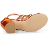 image:imageAllegra K Womens Chunky Heels Gladiators SandalsOrange