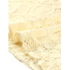 image:imageAllegra K Womens Floral Lace Long Sleeve Mock Neck Sheer BlouseBeige