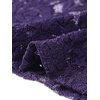 image:imageAllegra K Womens Floral Lace Long Sleeve Mock Neck Sheer BlouseDark Purple
