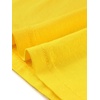 image:imageAllegra K Womens Half Sleeves Boat Neck Fitted Elbow Length Soft TShirtLemon Yellow