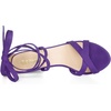image:imageAllegra K Womens Lace Up High Block Heeled SandalsPurple Heeled Sandals 6 M US