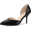 image:imageAllegra K Women Pointed Toe Stiletto High Heel Slip on Dress Pump ShoesBlack