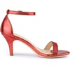 image:imageAllegra K Women Rhinestone Stiletto Heels Ankle Strap Party SandalsRed
