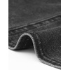 image:imageAllegra K Womens Denim Cardigan 34 Sleeve Collarless Jean JacketsDark Gray