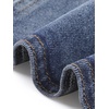 image:imageAllegra K Womens Denim Cardigan 34 Sleeve Collarless Jean JacketsGray Blue
