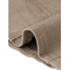 image:imageAllegra K Womens Denim Cardigan 34 Sleeve Collarless Jean JacketsKhaki Brown