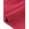 image:imageAllegra K Womens Denim Cardigan 34 Sleeve Collarless Jean JacketsRed