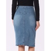 image:imageAllegra K Womens Jean Skirts Split High Waisted Stretchy Denim Pencil SkirtLight Blue