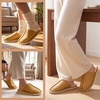 image:imageAllegra K Womens SlipOn House Shoes Flat Waterproof SlippersKhaki