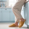 image:imageAllegra K Womens SlipOn House Shoes Flat Waterproof SlippersKhaki
