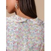 image:imageAllegra K Womens Vintage Peter Pan Collar Flowy Midi Floral DressRetro Light Blue