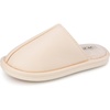 image:imageAllegra K Womens SlipOn House Shoes Flat Waterproof SlippersBeige