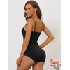 image:imageAllegra K Women Body Shaper U Neck Sleeveless Adjustable Straps TopsBlack